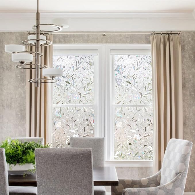Kromapolis Privacy Window Film, Stained Glass Decorative, 17.5″ x 118.1″ | - Image 3
