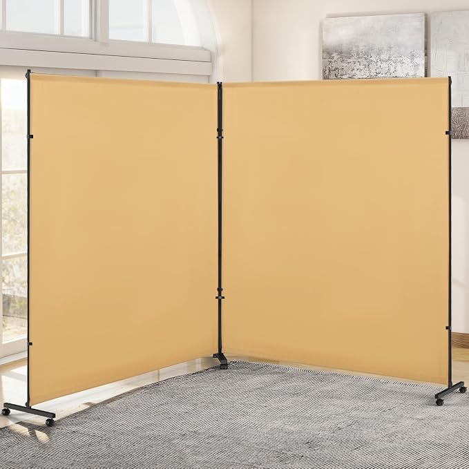 2 Panels Room Divider/Privacy Screen 6FT*6FT by Unknown