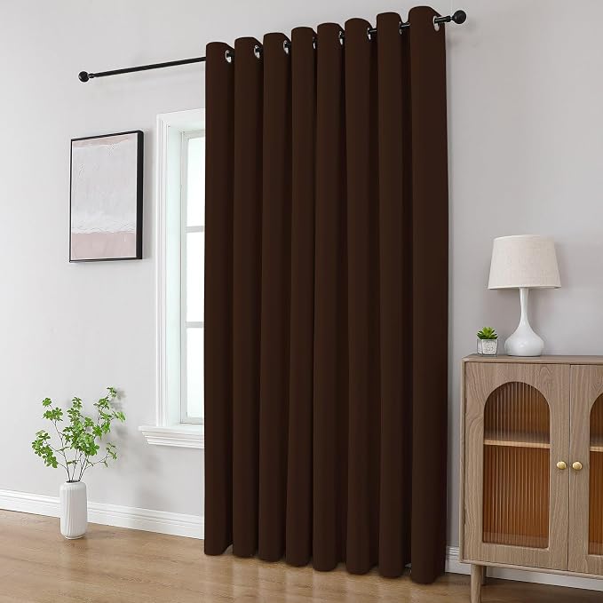 CUCRAF Blackout Curtains 63 inch Length 2 Panels Set, Room Darkening Drapes - Image 8