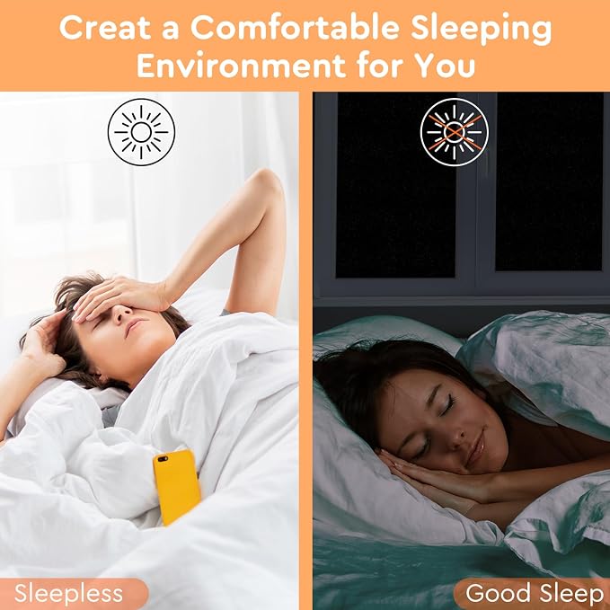 Kromapolis Blackout Film, Total Privacy & Room Darkening, 29.5'' x 118.1'' | - Image 6
