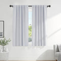 PONY DANCE 60% Light Blocking Curtains 63 inch Long, Room Darkening Curtains by PONYDANCE