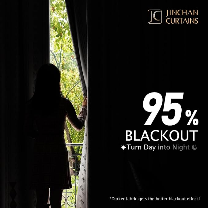 jinchan Boho Blackout Curtains 63 Inch Length - Image 3
