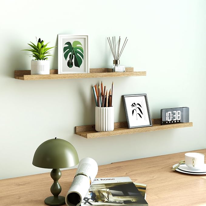 Oak Floating Shelves for Wall Decor, 30 in Shelf - Image 5