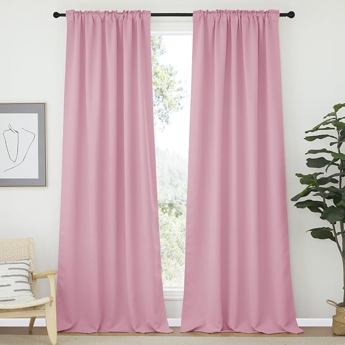 NICETOWN Bedroom Curtains Blackout Curtain Panels - Image 2