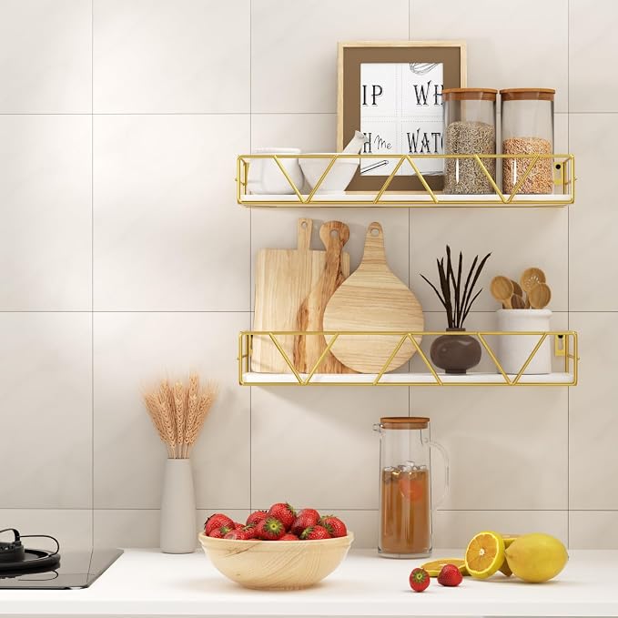 Floating Shelves Set of 3, Wood Wall Shelf, Farmhouse Shelf - Image 4