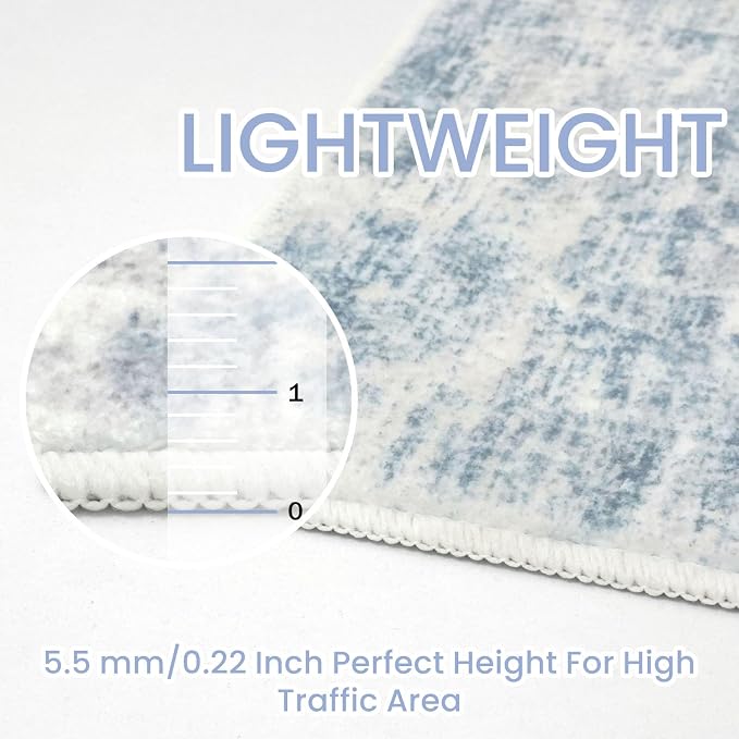 Abstract Area Rugs 8x10 Ft Washable Large Rugs - Image 4