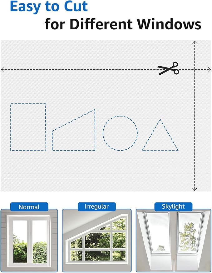 Blackout Curtains Portable 34”x58” No Drill Black Out Window Cover | 100% - Image 5