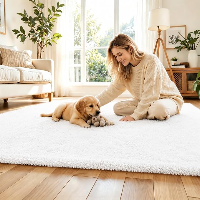 4x6 Area Rugs for Bedroom, Indoor Aesthetic Small Rug for Living Room Bedroom - Image 2