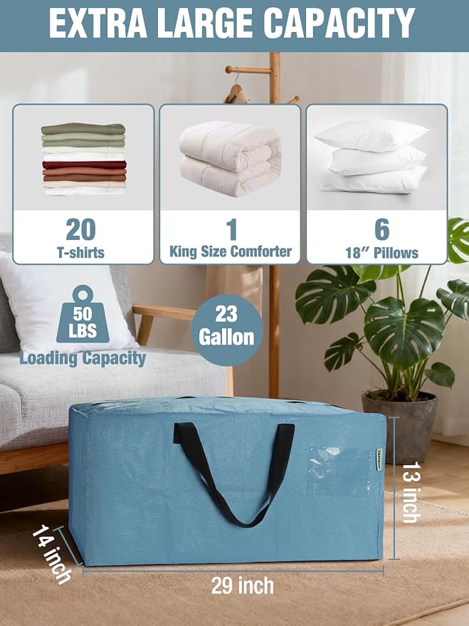 WORKPRO 2 Pack Extra Large Moving Bags - Image 3