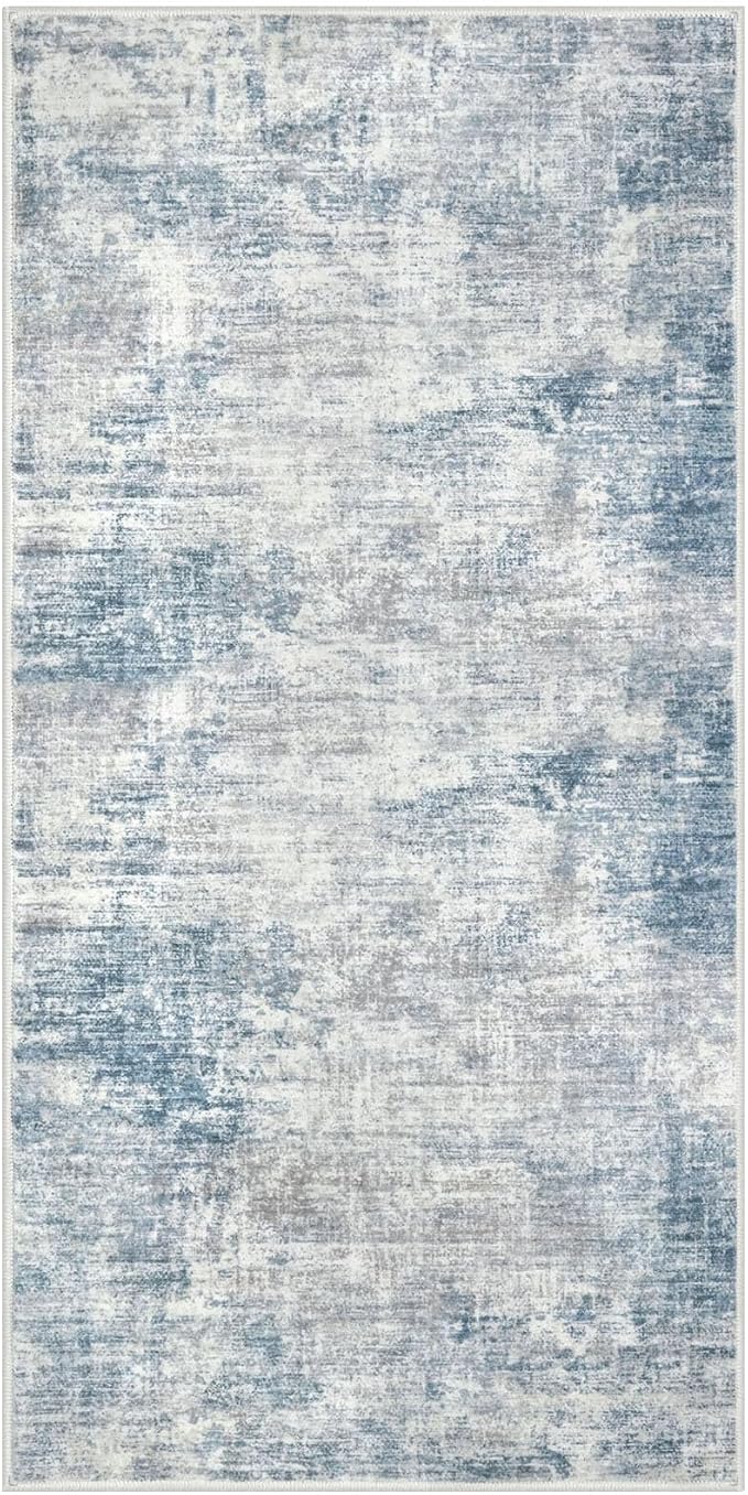 Abstract Runner Rug 2x4 Ft Entryway Rugs Washable Door Mat Indoor Entrance - Image 9