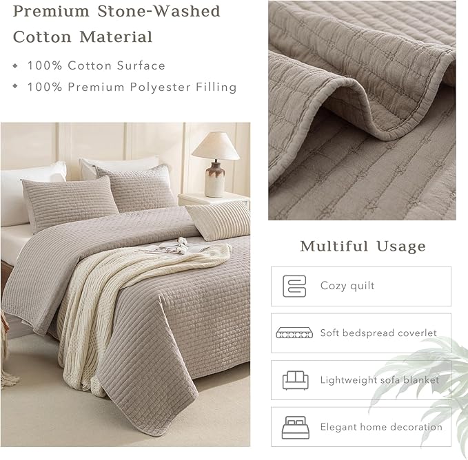 CozyTide Oversized King Bedspread 120x120 - Image 4