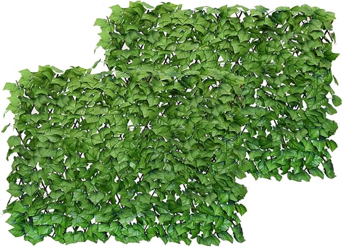 Expandable Faux Ivy Fence Privacy Screen by Unknown
