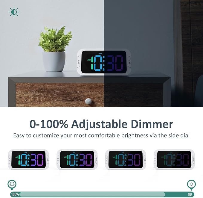 Odokee Digital Dual Alarm Clock - Image 8