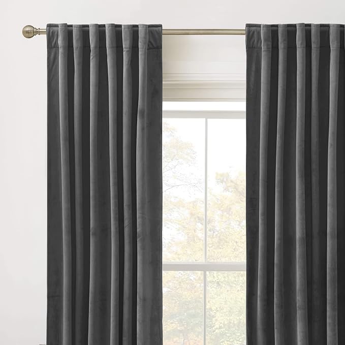 RYB HOME Velvet Curtains for Living Room - Image 2