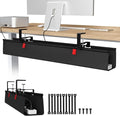 Univivi No Drill Under Desk Cable Management Tray, 36 inch Cable Management | by Univivi
