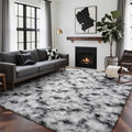 6x9 Ft Large Shag Rugs for Living Room Decor, Tie-Dyed Ultra Soft Fluffy Furry by Cuzwlovita
