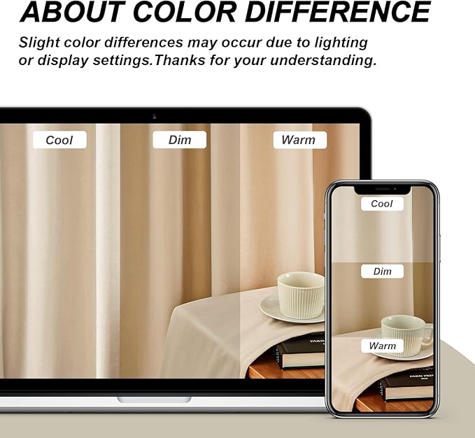 120 Inch Long Beige Velvet Curtains Elegant Luxury Boho Light Blocking Blackout - Image 7