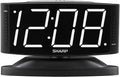 Sharp Digital Alarm Clock with Swivel Base by SHARP