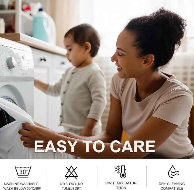 NICETOWN Bathroom Curtains 100% Blackout Window Treatments, Grommet Thermal - Image 6