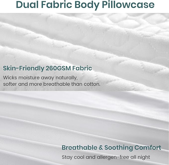 Shredded Memory Foam Pillows for Sleeping, Adjustable Pillows King Size Set of 2 - Image 5