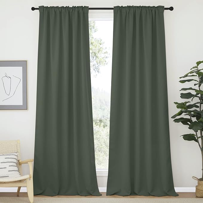 NICETOWN Bedroom Blackout Curtain Panels - Image 2