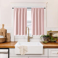RYB HOME 100% Blackout Basement Curtains 36 inches Long, Heat & UV Blocking | by RYBHOME