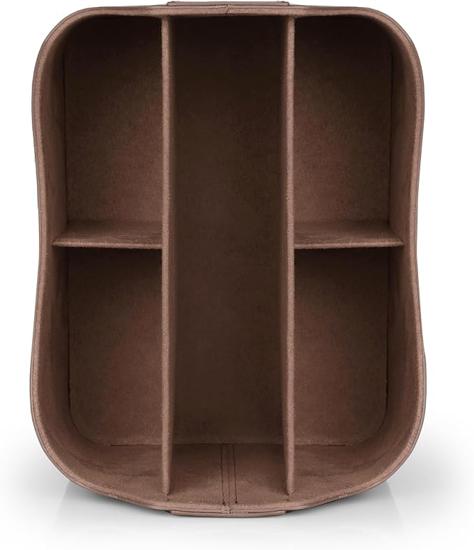 Londo PU Leather Remote Control Holder, Office Supplies Desk Organizer - Image 6