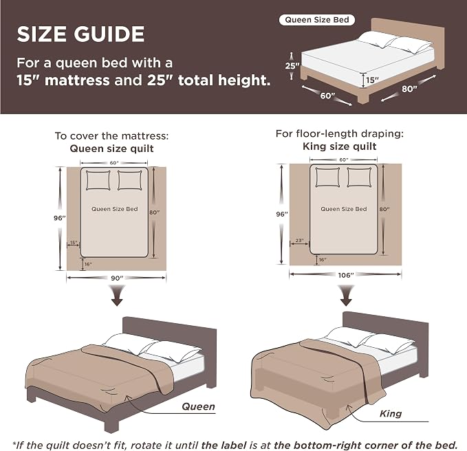 Bedsure Queen Size Quilt, Lightweight Comforter Set, Basket Weave, All-Season - Image 6