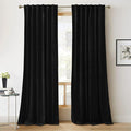 RYB HOME Velvet Curtains 108 inches Long, Extra Long High Ceiling Curtains | by RYBHOME