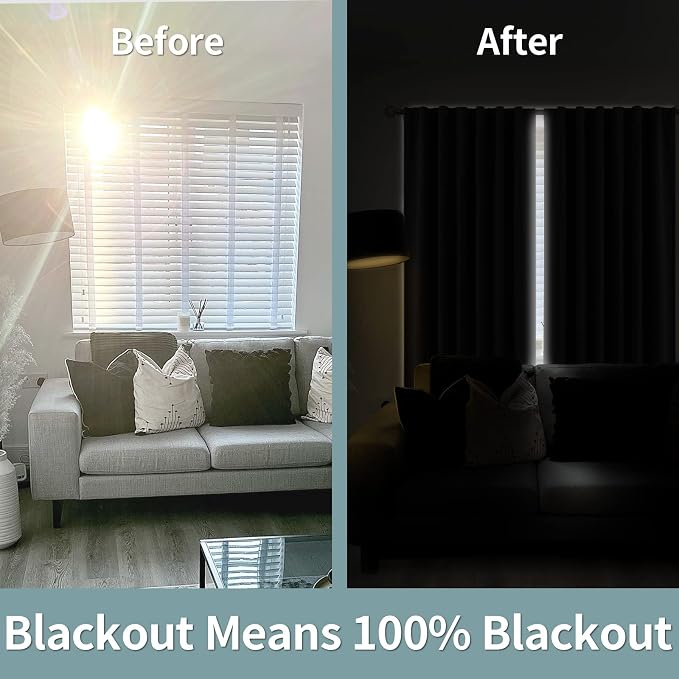 BGment 40 Inch Thermal Blackout Curtains - Image 5