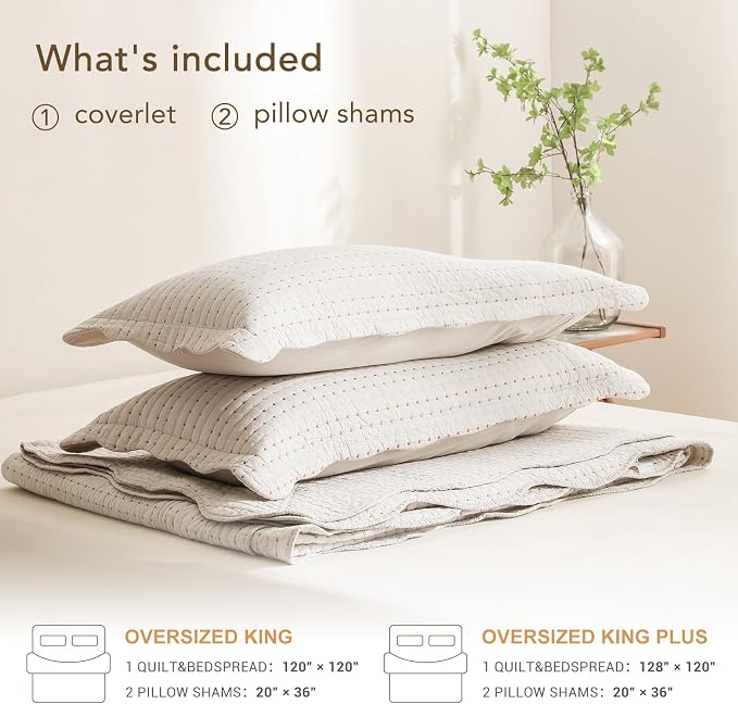 Lady Ann Oversized King Bedspreads 128x120 - Image 7