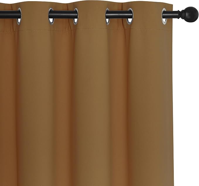 NICETOWN Sliding Door Window Treatment Blackout Patio Door Curtain Panels - Image 7