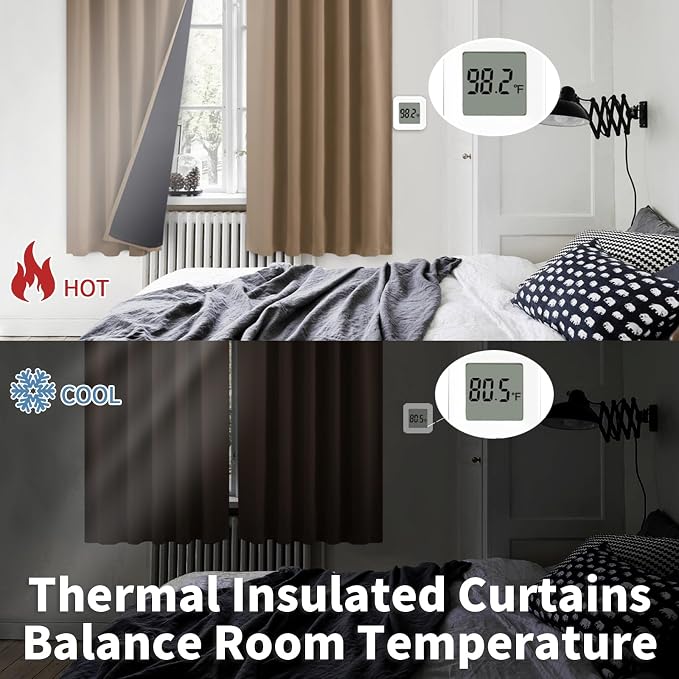 BGment Short Bedroom Blackout Curtains - Image 6