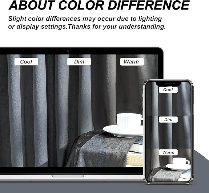 Light Blue Velvet Pinch Pleat Blackout Curtains, 96 Inches Long Thermal - Image 8