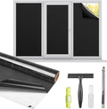 Kromapolis Blackout Film, Total Privacy & Room Darkening, 17.5'' x 157.4'' | by Kromapolis