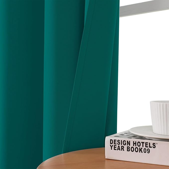 CUCRAF Blackout Curtains for Bedroom, Thermal Insulated Room Darkening Grommet - Image 7