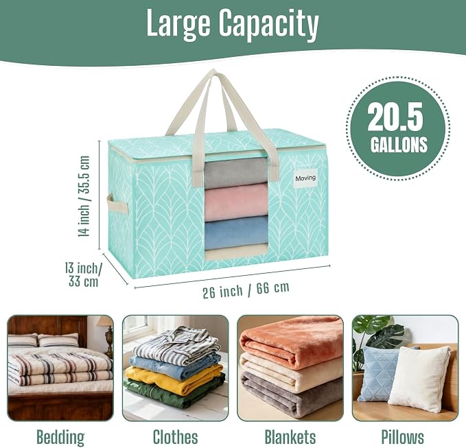 VENO Moving Bags, Wide Open Top, 6 Pack | Moving boxes Alternative, Heavy Duty - Image 3