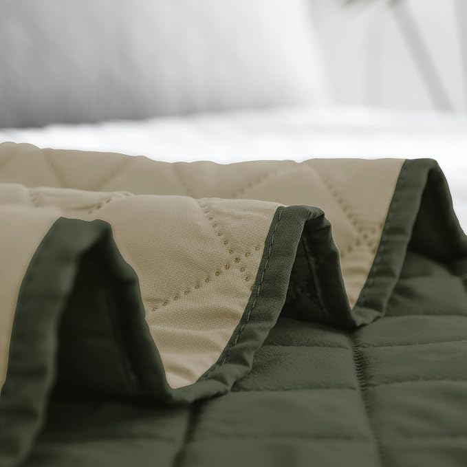 Easy-Going Reversible Quilt Set Queen Plus, Bedspread - Image 6