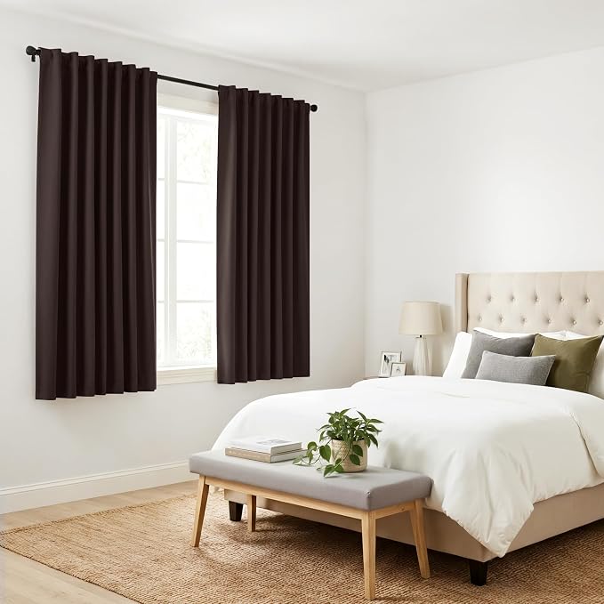 PONY DANCE Blackout Curtains Thermal Insulated Window Treatment Panels Room - Image 8