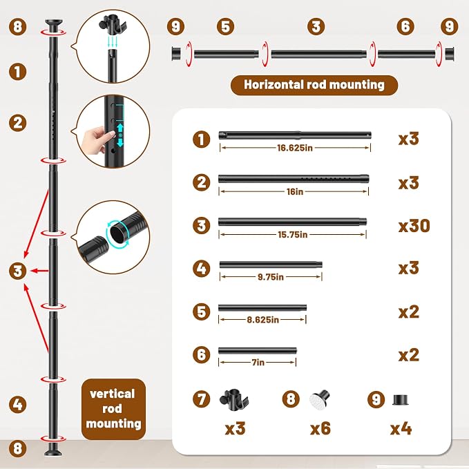 AJAZZ Privacy Curtains for Room Divider - Image 7