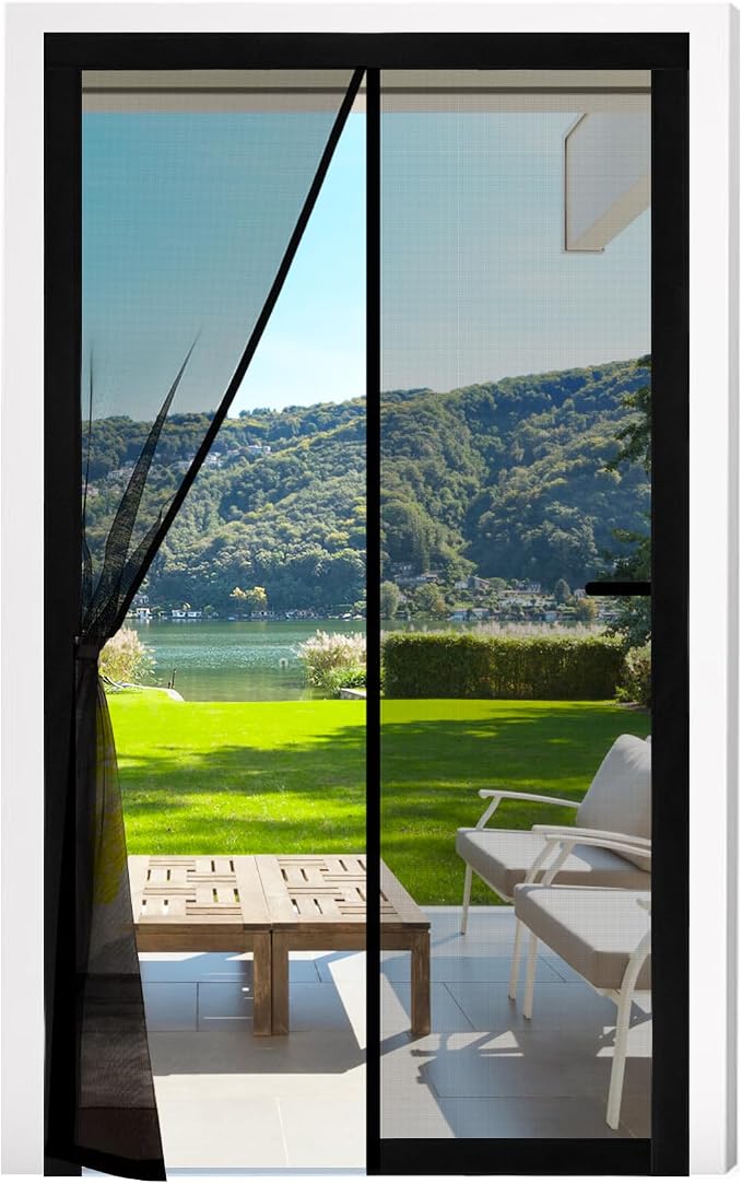 Fillis Magnet Fly Screen Door, 90x200cm Insect Protection Balcony Door by Fillis