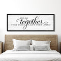 Rutiyoka Farmhouse Wall Decor: 'and so Together They Built a Life They Loved' by Rutiyoka