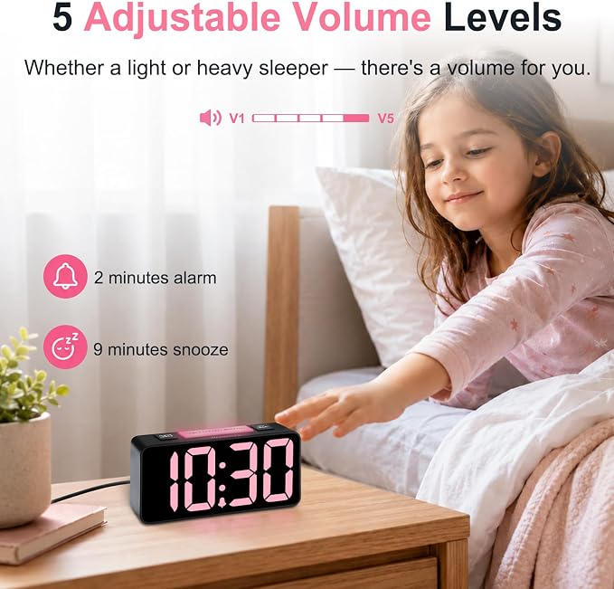 DreamSky Small Digital Alarm Clock - Image 6