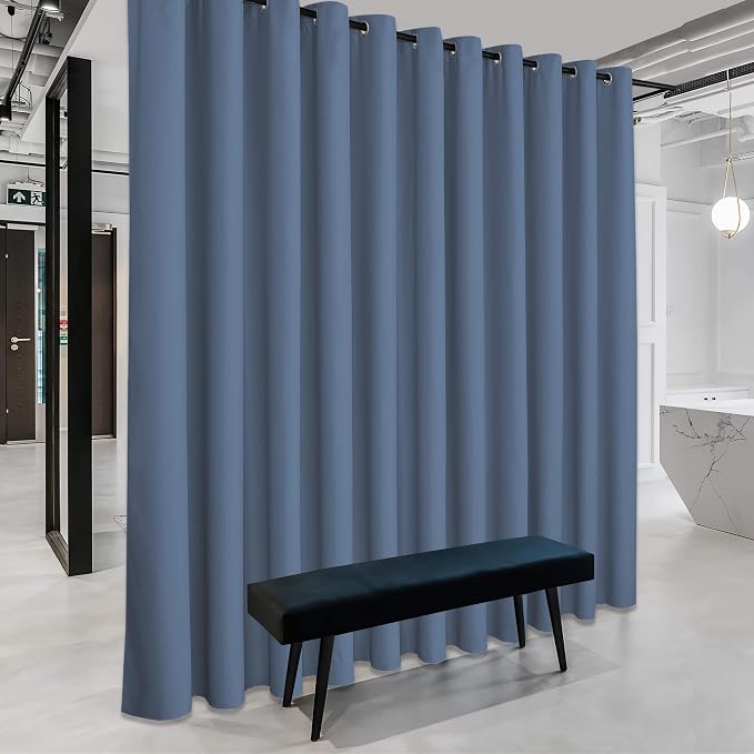 RYB HOME Extra Wide Curtain for Room Divider Blackout Privacy Partitions | by RYBHOME
