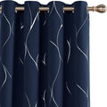 Deconovo Curtains for Living Room, Pattern Blackout Curtains 96 Inches Long | by Unknown