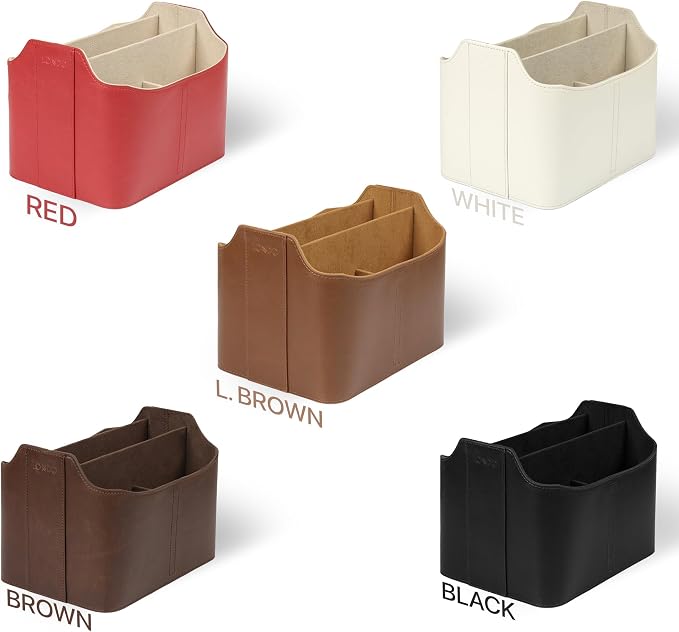 Londo PU Vegan Leather Desk Organizer Cube - Image 4