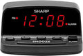 Sharp Digital Alarm Clock with Keyboard Controls, Large Snooze by SHARP
