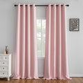 IGEMAEVE Blackout Curtains for Bedroom Grommet Blush Pink 52" W x 108" L | by IGEMAEVE