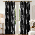 Deconovo Curtains for Living Room, Pattern Blackout Curtains 108 Inch Long | by Unknown