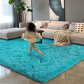 HOMORE 5x8 Area Rug for Living Room, Turquoise Blue Rug for Bedroom | Modern by Homore